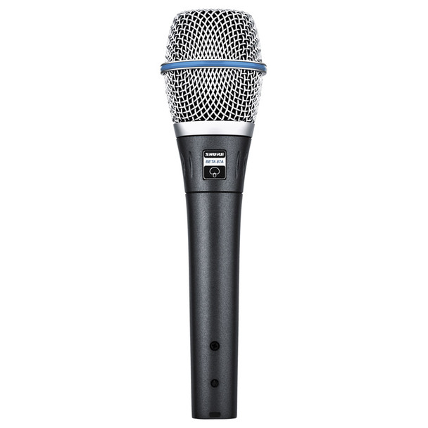 SHURE-BETA-87A-Supercardioid-Condenser-mic-front-view. EMI Audio