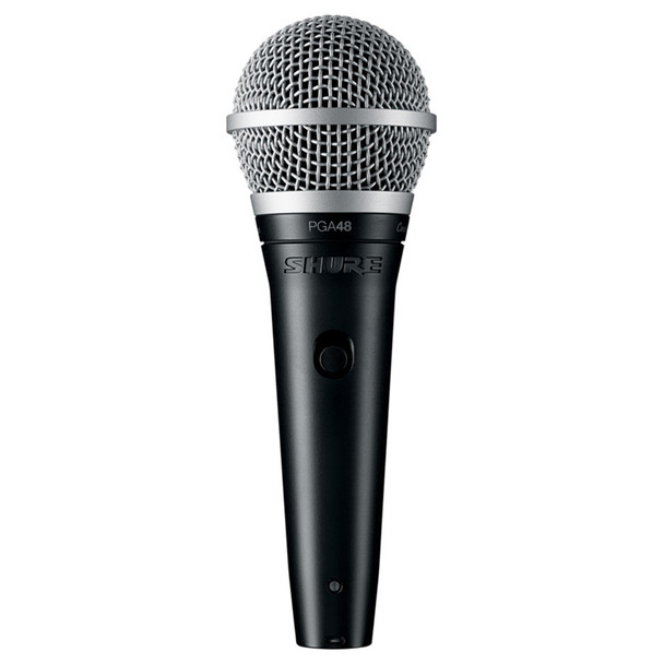 SHURE PGA48-LC Cardioid dynamic vocal microphone - less cable. EMI Audio