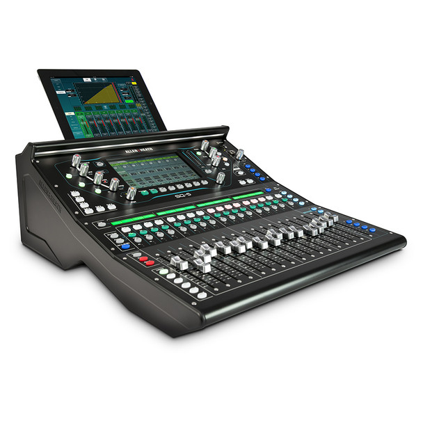 ALLEN & HEATH SQ-5 96kHz XCVI FPGA processing, 48 Input Channels angled view