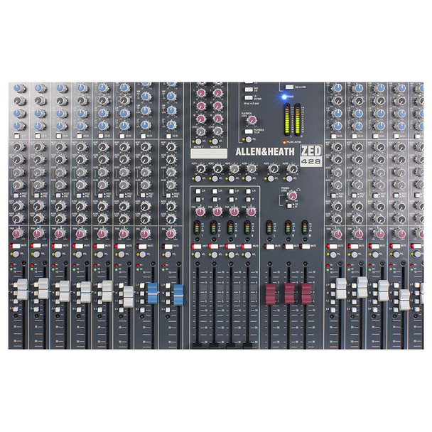 ALLEN & HEATH ZED428 4-Buss Mixer 24 Mic/Line mixer close up