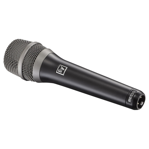 Electro-Voice RE520 Premium Condenser Supercardioid Vocal Microphone at an angle