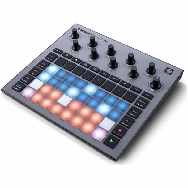 Novation Circuit Rhythm Top Angled View