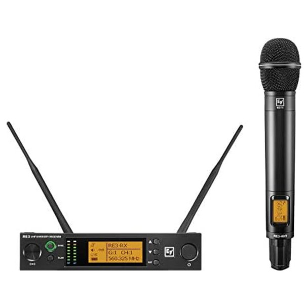 Electro-Voice RE3-ND76 Wireless Handheld Microphone System side by side view