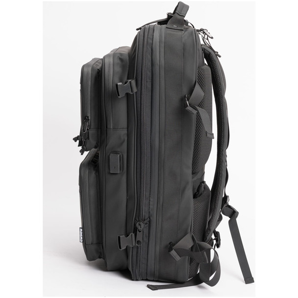 Magma Solid Blaze Pack 180 Professional DJ Backpack side view collapsed
