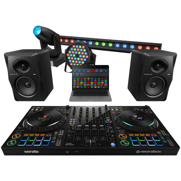 Pioneer DJ DDJ-FLX10, 4-channel DJ controller for rekordbox and Serato DJ Pro