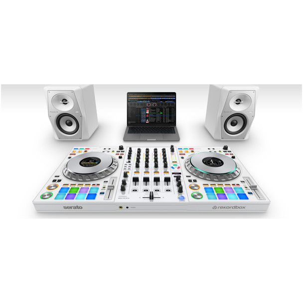 Pioneer DJ DDJ-FLX10-W 4-channel DJ controller for rekordbox and Serato DJ Pro