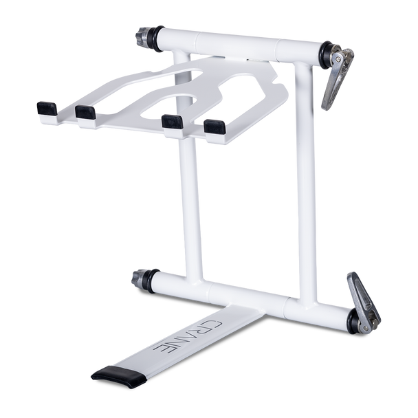 Crane Stand Plus DJ Laptop Stand in White