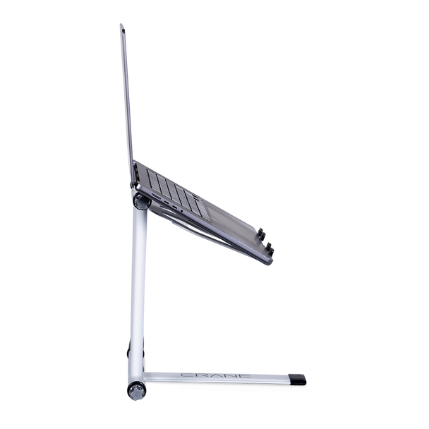 Crane Stand Plus DJ Laptop Stand in White