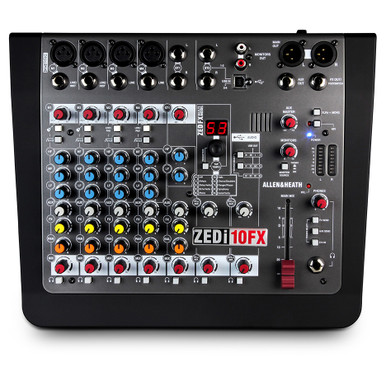 ALLEN & HEATH ZEDI10FX 4 Mic/Line 2 with Active DI, 2 Stereo