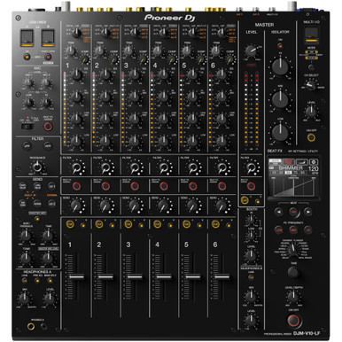 Pioneer DJM-V10-LF Creative Style 6-Channel Pro DJ Mixer with Long Fader