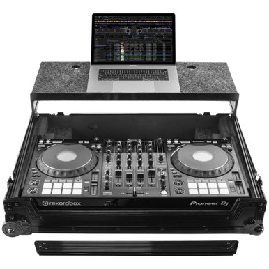 ODYSSEY FZGSDDJ1000BLCW Pioneer DDJ-1000 / DDJ-1000SRT Case in Black with  Patented Glide Platform and Corner Wheels