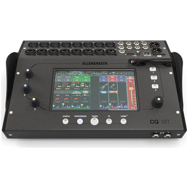 Allen & Heath CQ-18T Digital Mixer with 7" Touchscreen WiFi and Bluetooth Connectivity