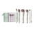 Morphe Along For The Glide 6-Piece Travel Brush Set