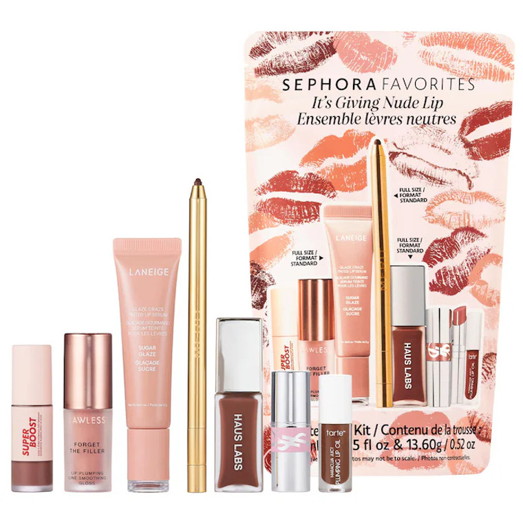 Sephora Favorites - It's Giving Nude Lip Makeup Value Set