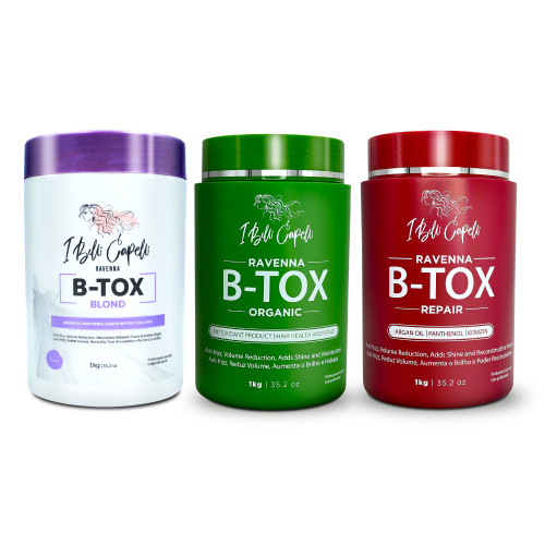 Kit I Belli Capelli Ravenna Traditional + Ravenna Organic + Ravenna Blond 3kg/3x35.02 oz Kit I Belli Capelli Ravenna Traditional + Ravenna Organic + Ravenna Blond 3kg/3x35.02 oz