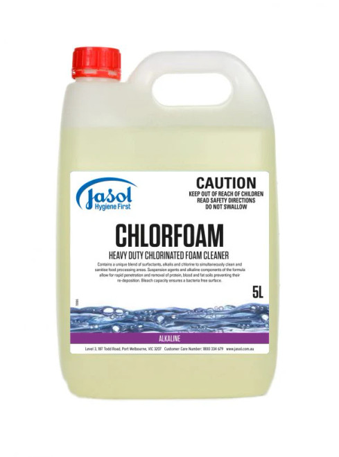 Chlorfoam Cleaner Sanitiser  5Ltr