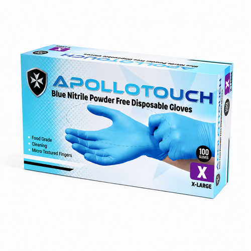 Gloves (Nitrile Blue) XL
