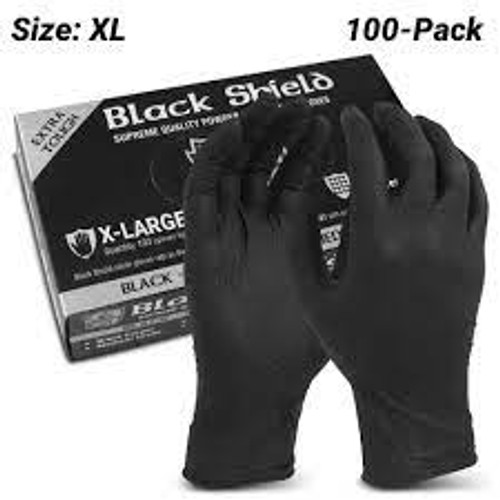 Gloves Nitrile Black (XL)