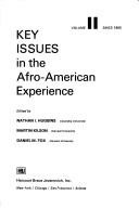 Key Issues in the Afro-American Experience, Volume I to 1877