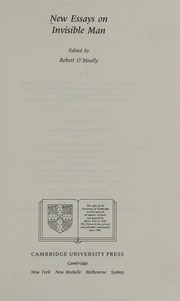 New Essays on Invisible Man
