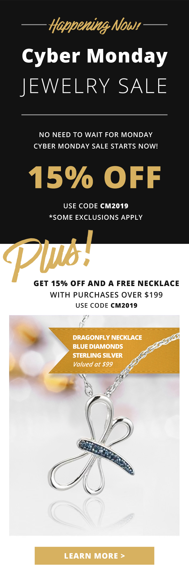 Cyber Monday Jewelry Sale