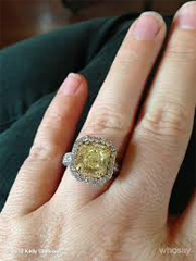 Iggy's enormous yellow diamond from Nick