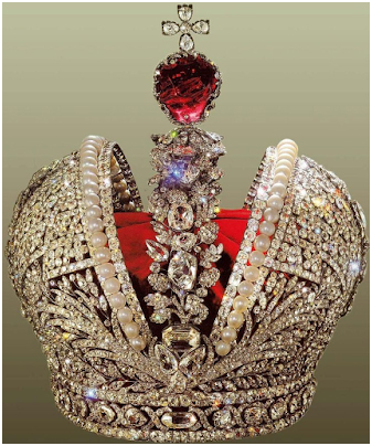 Russian Imperial Crown with Huge Spinel