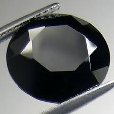 A fancy black diamond with exceptional color