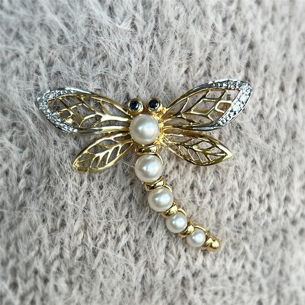 Pearl Brooch Simple Dragonfly Brooch For Women Enamel Brooch Pins Natural  Freshwater Pearl Jewelry Accessories