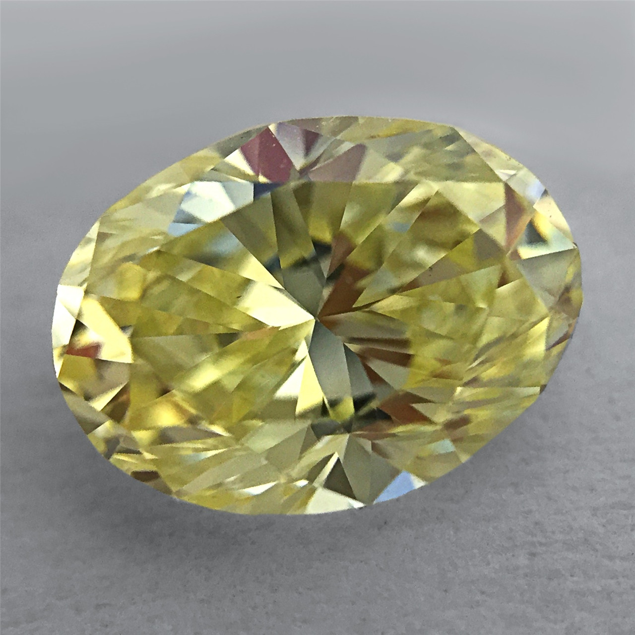 1.30ct Oval Shaped Diamond, Fancy Intense Yellow Diamond, SI1, GIA