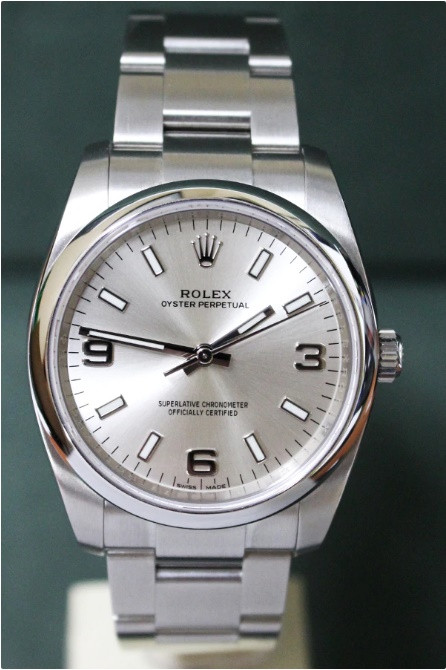 Rolex Stainless Steel Oyster Perpetual Watch, #114200, new in box