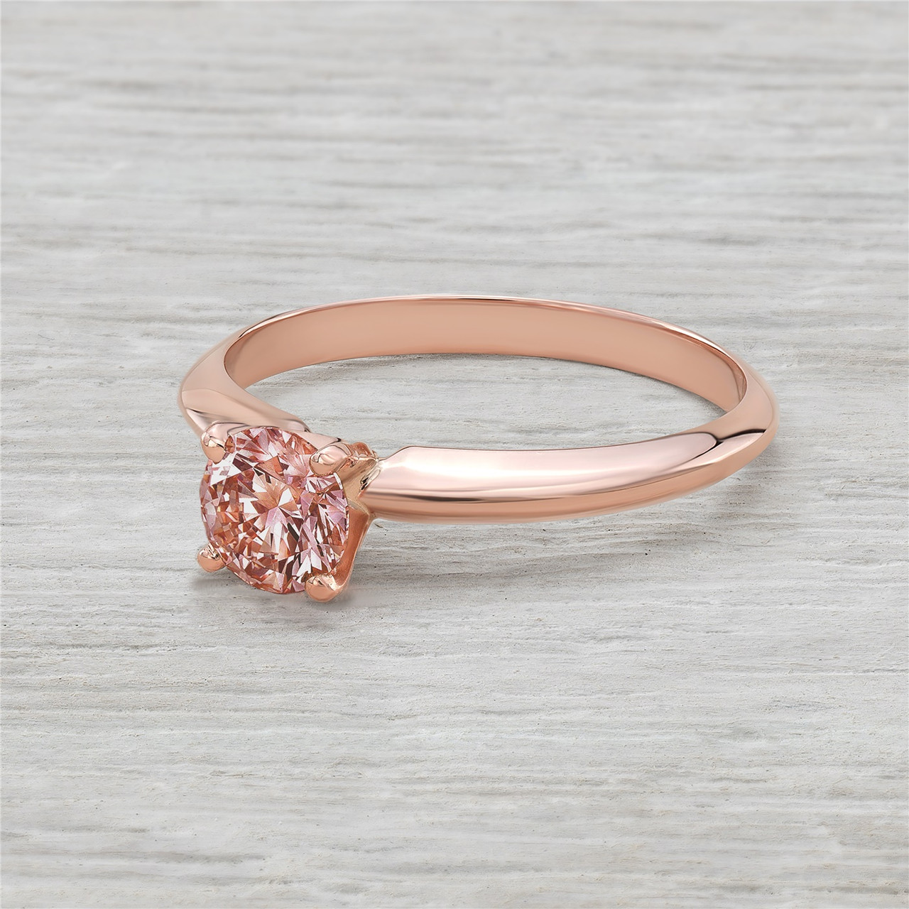 pink diamond engagement ring