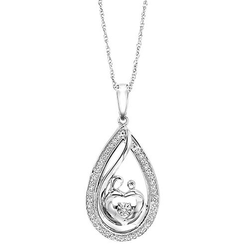 Mother \u0026 Child Diamond Pendant