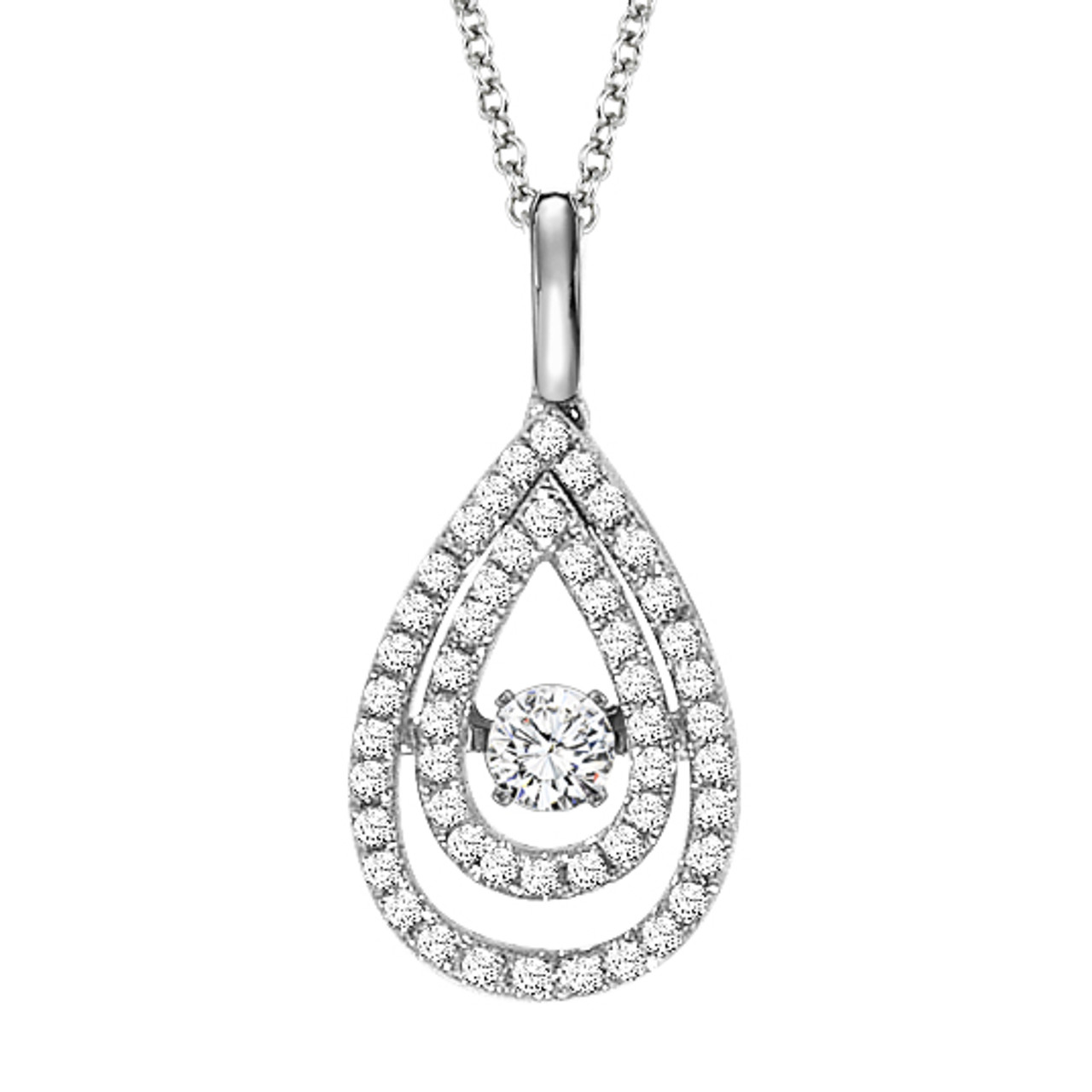 tear drop of love necklace