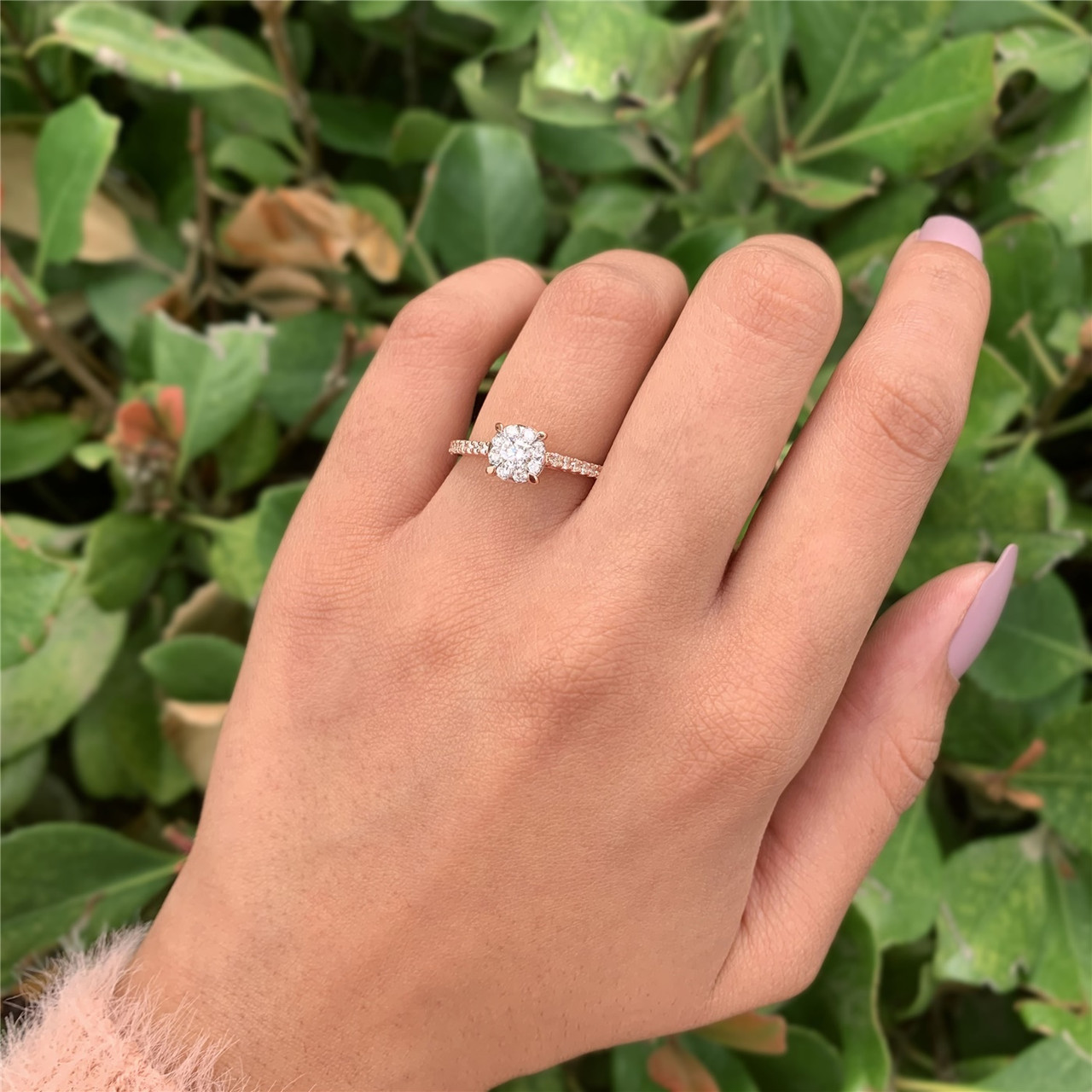 Rose Gold Vintage Engagement Ring | Retro Designs