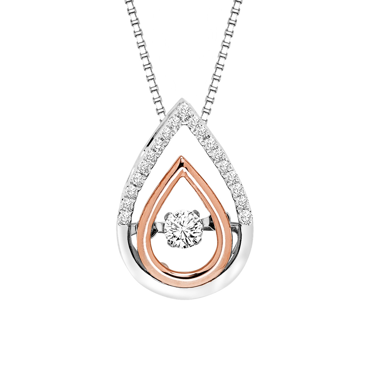 tear drop of love necklace