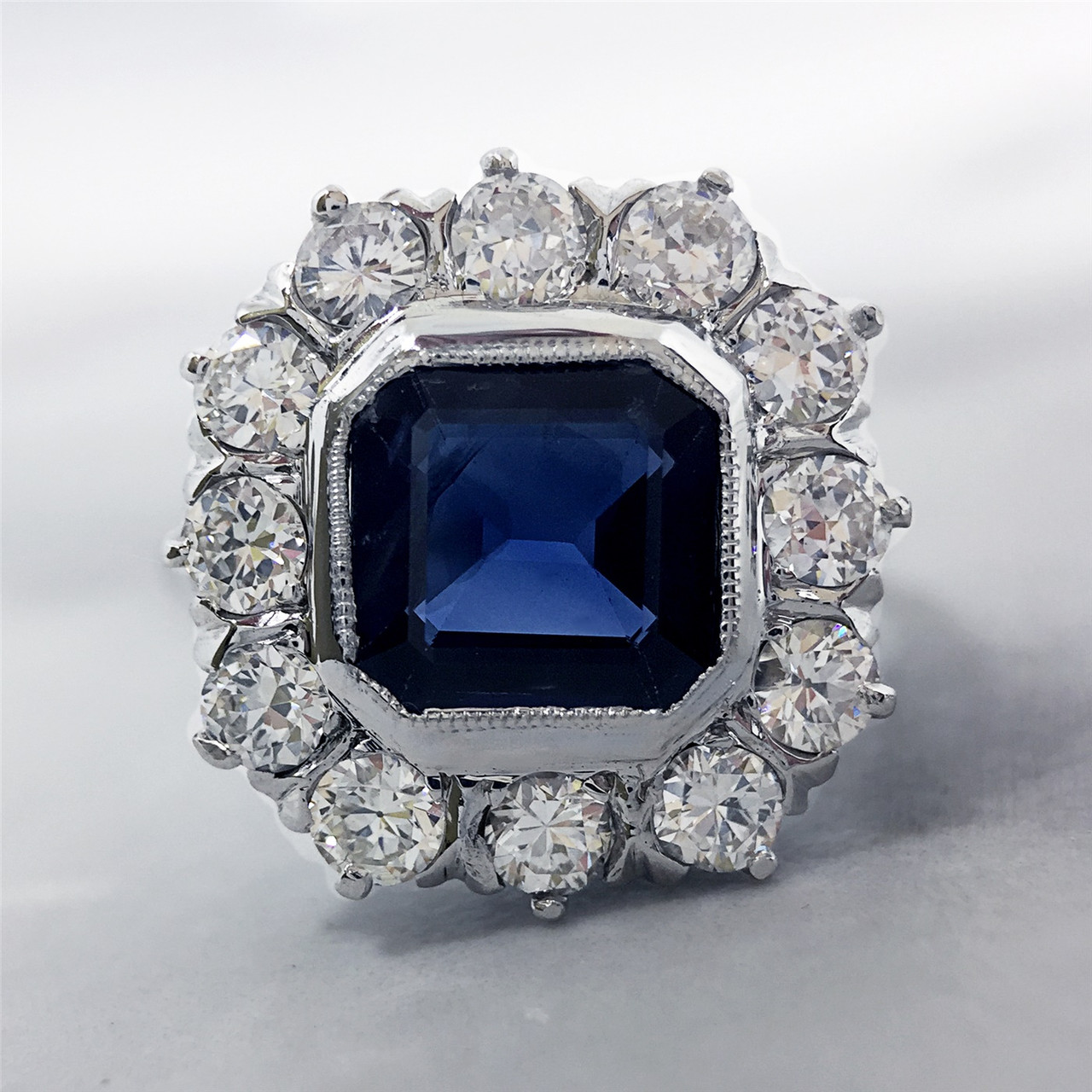 超安い】 england 1920s sapphire ring silver リング