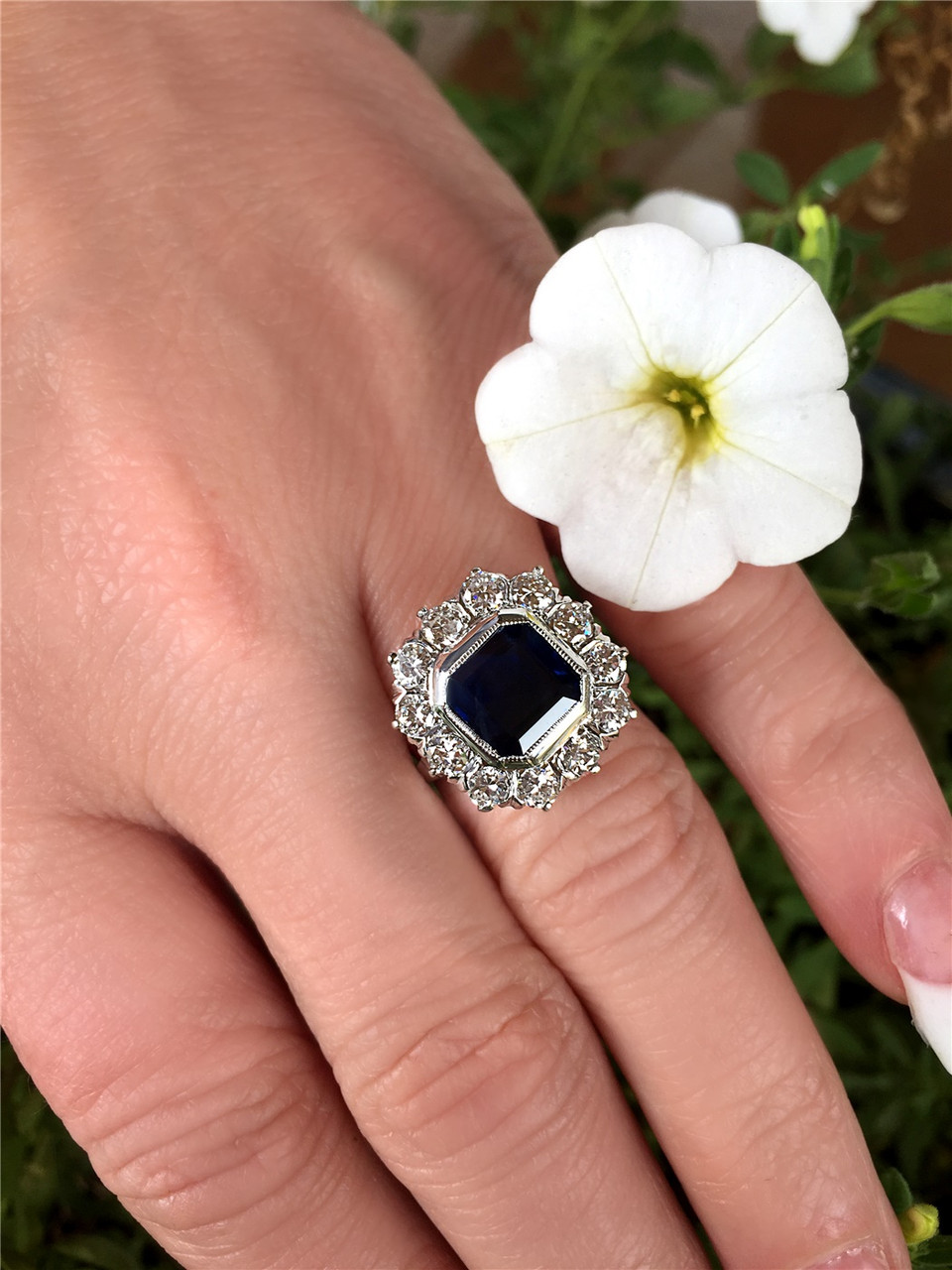 超安い】 england 1920s sapphire ring silver リング