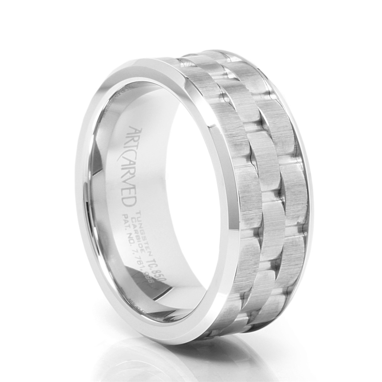 Artcarved tungsten store carbide ring