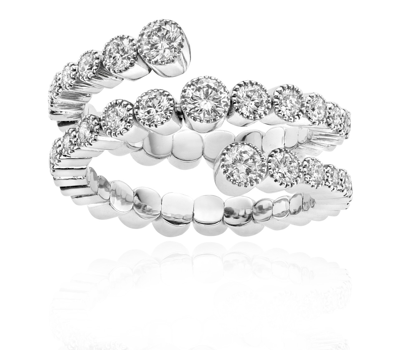 Brevani Diamond Stretch Ring