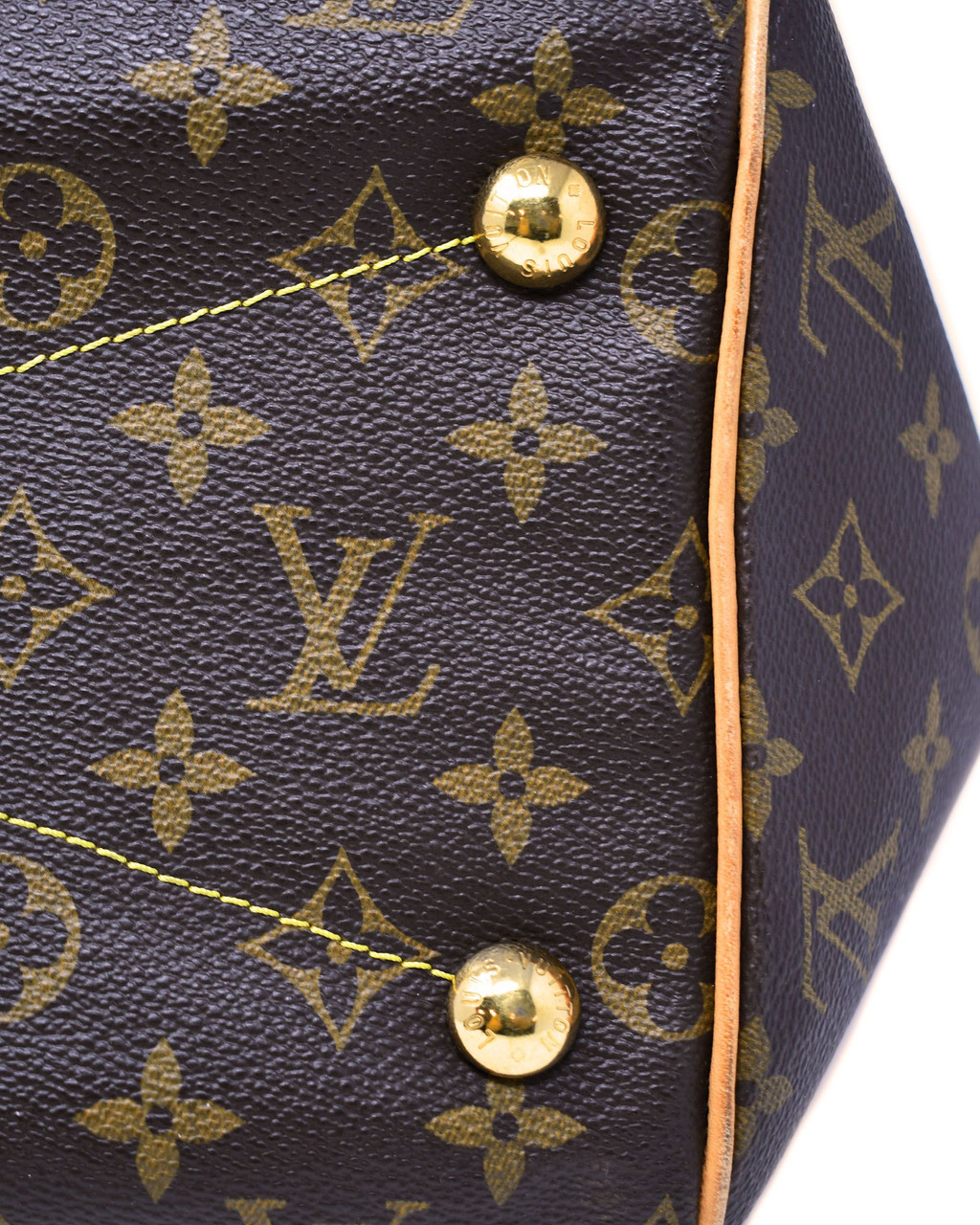 t*i様 LOUIS VUITTON ジェットラック　黒と金のチェック柄 ボール Louis Vuitton Tivoli GM, Monogram