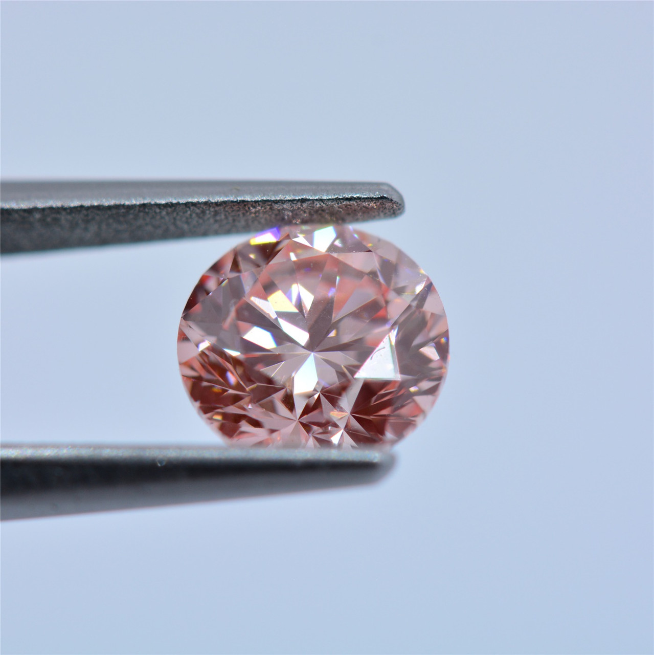 ●ONE BRILLIANT● SaylorOB498Pink Saylor-OB498-Pink 1.11ct Round Brilliant lab grown Fancy Pink Diamond, VVS2
