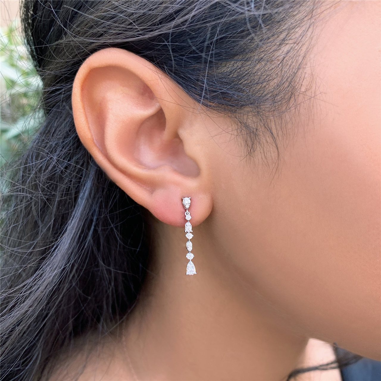 Earrings stud and dangle