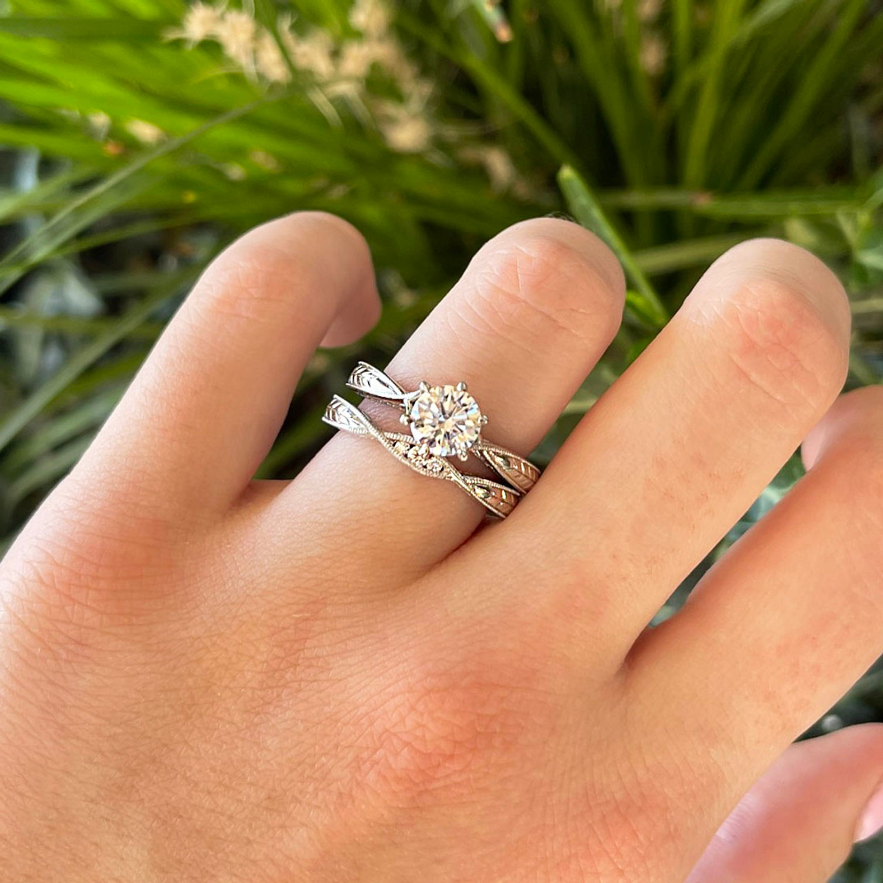 GIA Certified 14k Solid White Gold Princess Cut Diamond Engagement Ring  2.75 | eBay