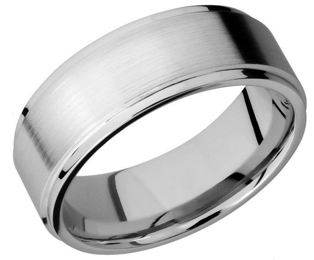 8mm Cobalt Chrome with Step Edge Band