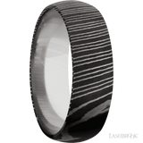 Damascus Steel Acid Mens Band by Lashbrook Designs