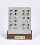 Samuel B Gemstone Stud Earrings