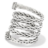 Sterling Silver Coil Snake Ring by Samuel B