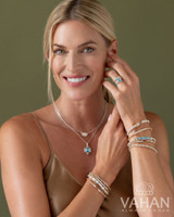 Art Deco Geometric Diamond Necklace by Alwand Vahan