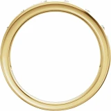 14K Yellow Gold .20ctw Scattered Lab-Grown Diamond Band